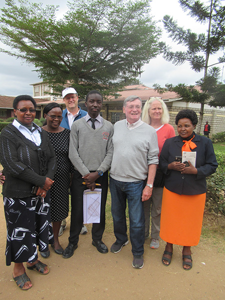 Board members and Budd scholars in Kenya