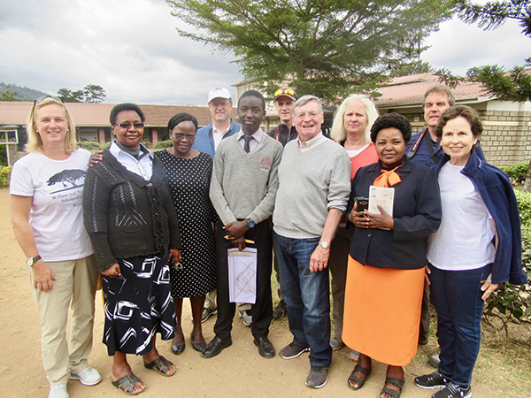 Board members and Budd Scholars in Kenya